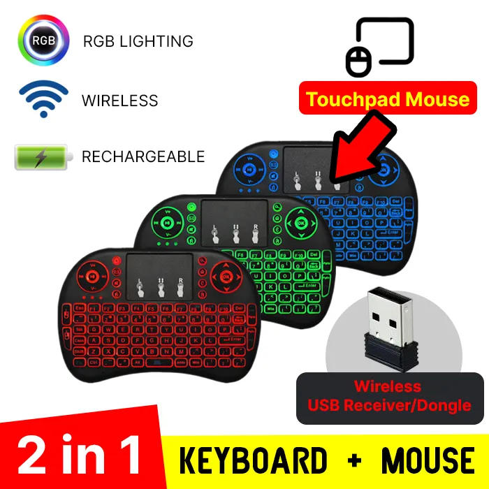 RII i8 Mini Wireless Keyboard with Touchpad