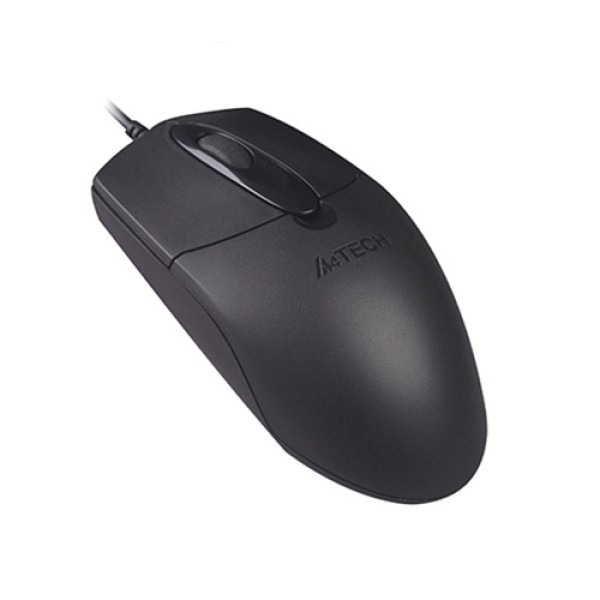 A4TECH USB Wired Optical Mouse – 1200 DPI, 3 Button, Durable 5M Clicks