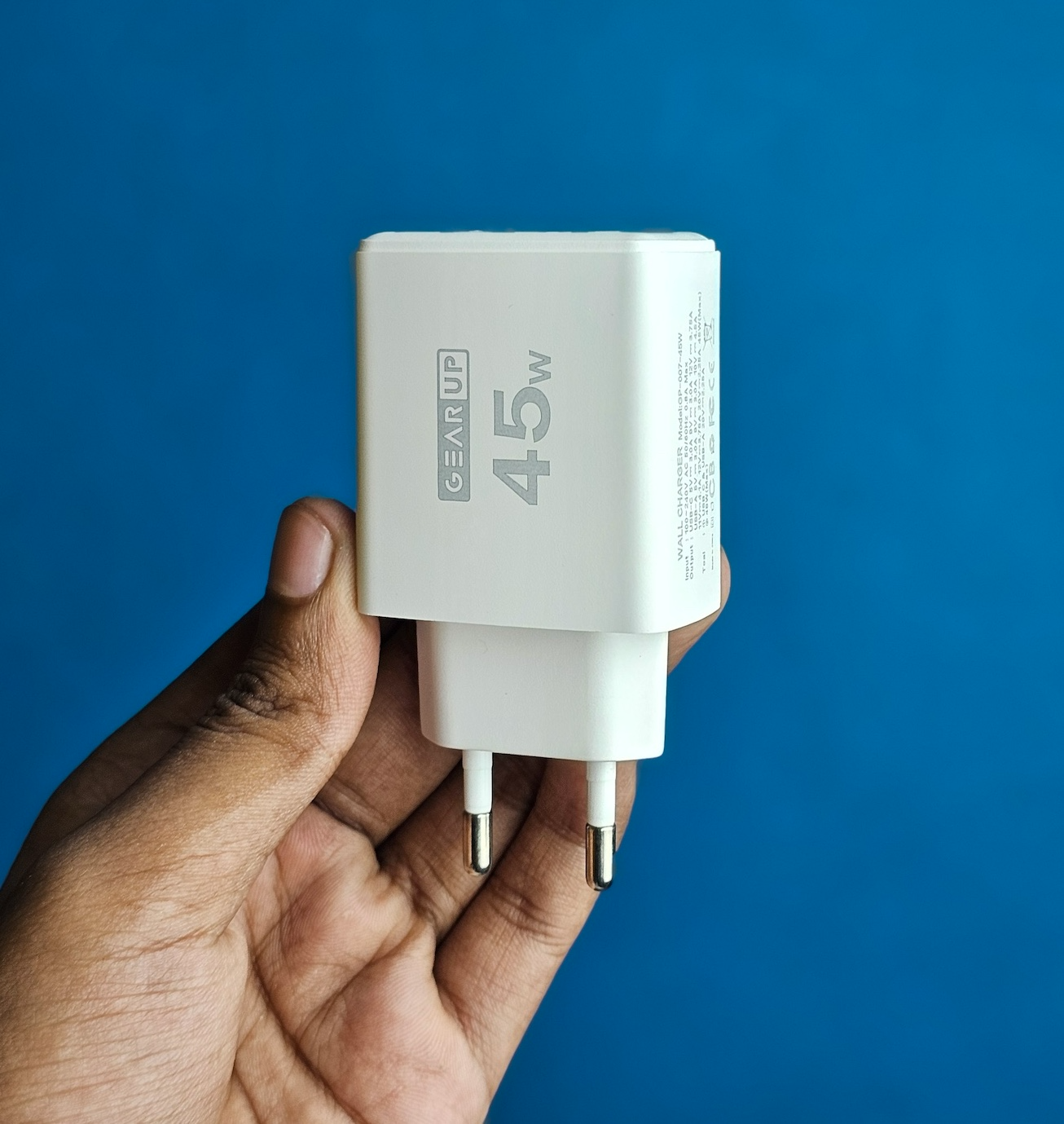 GearUP 45W Turbo Power Charger with Hoco 60W PD Cable – Ultra Fast Type-C Charging Combo | Bangladesh Edition