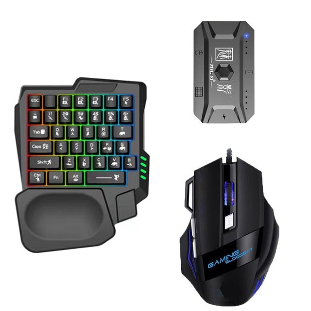 GearUP K190 Mobile Gaming RGB Combo | One-Handed Keyboard & Mouse