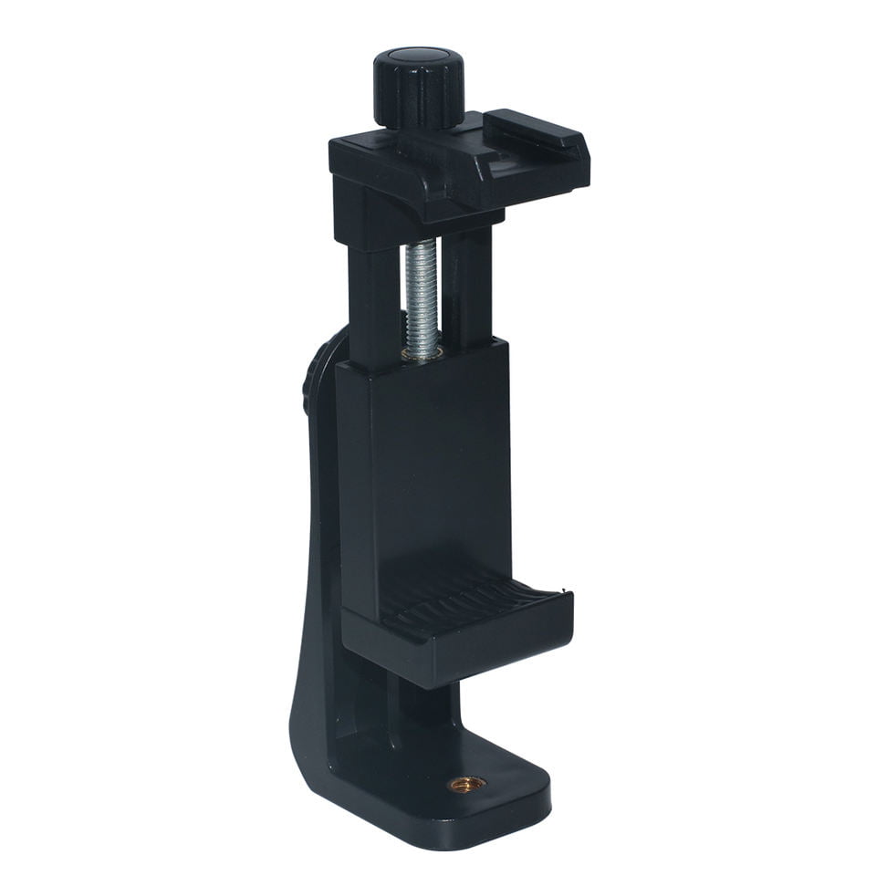 360 Degree Mobile Holder With Cold Shoe Mount - Adjustable Phone Grip, Compatible with Microphone & LED Light | Vlogging Accessories in Bangladesh | TUSHAR TECH
