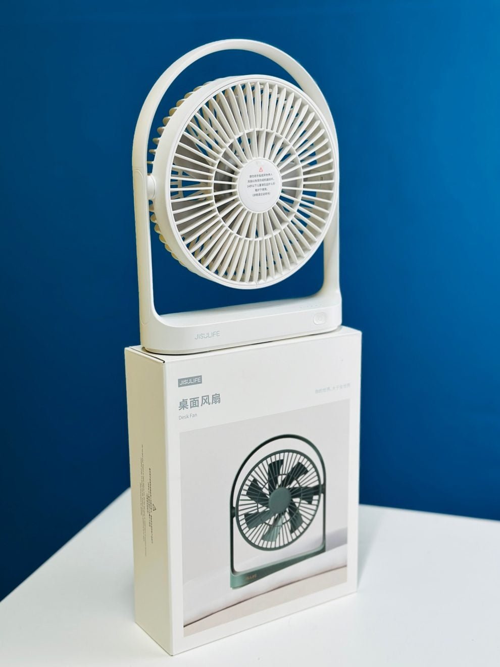 JISULIFE FA19A USB Portable Fan - 4 Speed Settings, 270° Rotation, Direct Power Bank Use | TUSHAR TECH