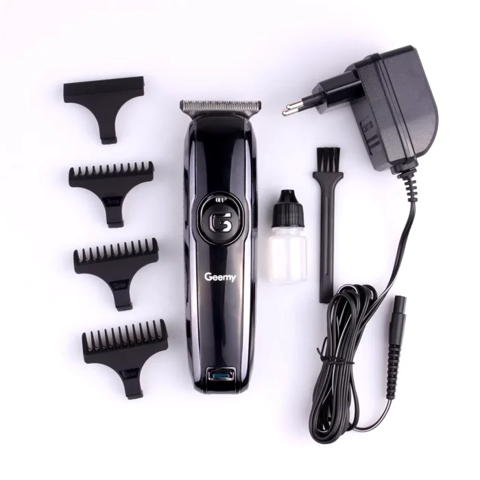Geemy GM-6050 Professional Hair Trimmer - Cordless 3 Guide Combs 60 Min Runtime | TUSHAR TECH