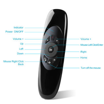 C120 Wireless Air Mouse Keyboard Remote