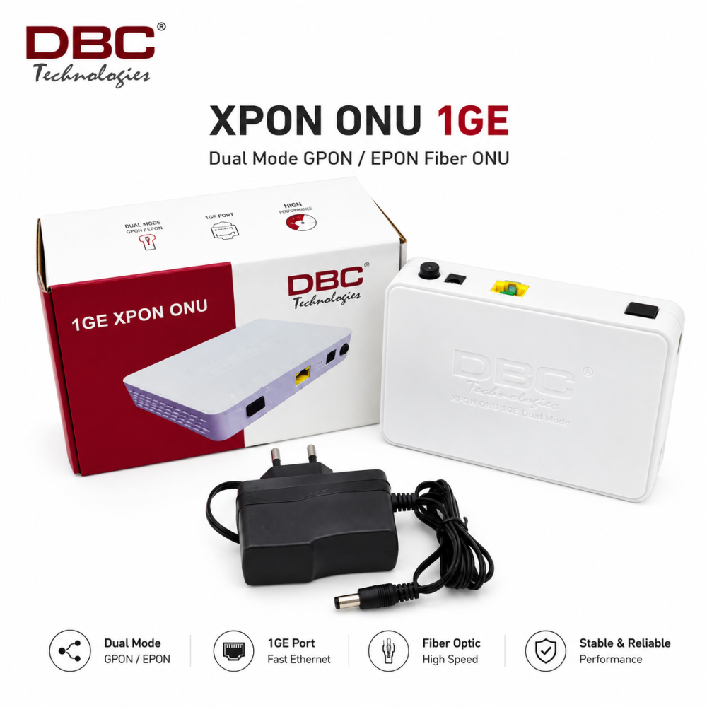 DBC XPON ONU 1GE Dual Mode GPON EPON Fiber ONU