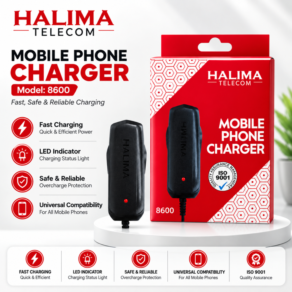 Halima 8600 Button Phone Charger