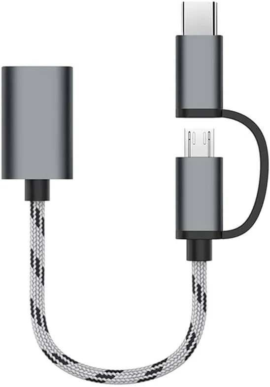 OTG Cable 2 in 1 Type-C Micro USB Adapter