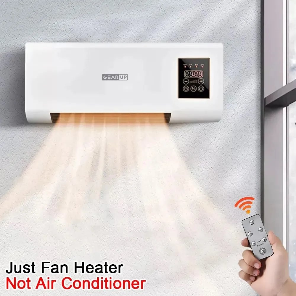 Room Heater - 1800W Remote Control, AC Style, Wall Mountable | TUSHAR TECH